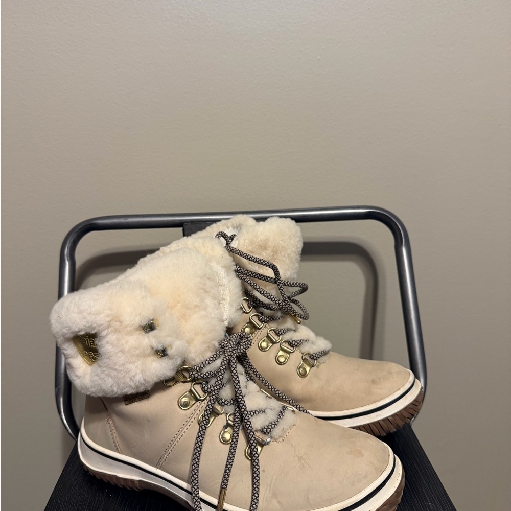 Pajar Women’s Shearling Winter Boots Waterproof Leather EU 37 US 6–6.5 - Picture 15 of 16
